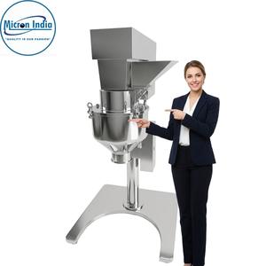 Micron India Stainless Steel Pulverizer Machine Granulation Size Reduction Fertilizer Processing Equipment 3kW Motor - Product Image 2