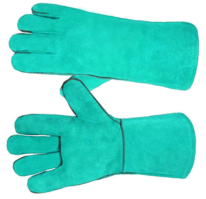 Gants de protection pour soudeurs en cuir double couture, les plus vendus, en cuir de qualité supérieure, mitaines de soudage - Product Image 6