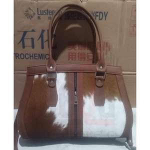 Bolsos de Mano para Mujer Personalizados de Piel de Cabra 100% Original con Cierre de Cremallera, Bolsos de Moda de Alta Calidad en Venta - Product Image 3