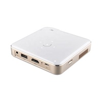 Projecteur de poche intelligent DLP Full HD 3D sans fil BT 2023, mini projecteur LED WiFi portable, 100 pouces, 50 lumens ANSI, mise au point automatique, garantie 1 an