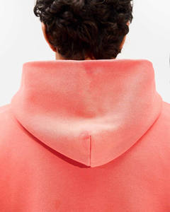 <b>Men's</b> Oversized Hooded <b>Sweatshirt</b> With Front Pocket Regular Fit Solid Color Cotton French Terry Spring Wear - Product Image 4