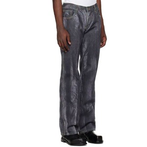 Pantalon en cuir pour homme de haute qualité, coupe droite, taille mi-haute, couleur unie, imperméable, style vintage, modèle 206, le plus vendu - Product Image 2