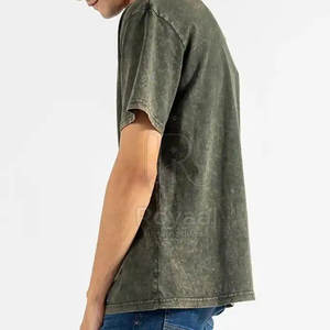 Camisetas de Tela Suave y Ligera de Nuevo Estilo Hechas en Pakistán, 100% Algodón, Corte Holgado, Estampadas con Efecto Desgastado por el Sol, para Hombre - Product Image 3