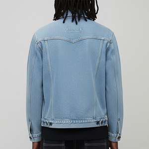 Chaqueta de Mezclilla para Hombre, Estilo Urbano, Vintage, Lavada, con Abertura Frontal, Botones, Impermeable y Transpirable, Diseño Personalizado 2026 - Product Image 6