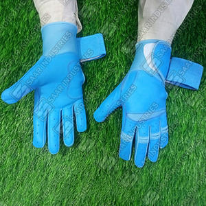 Guantes de Bateo de Béisbol y Sóftbol de Cuero Personalizados de Alta Calidad con Cierre de Velcro, Transpirables y Ligeros para Entrenamiento de Receptor Adulto - Product Image 3