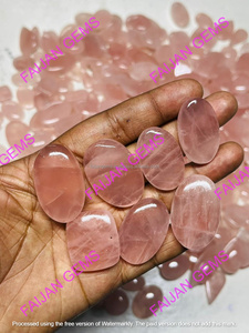 ผู้ผลิต FAIJAN GEMS ขายส่งหินโรสควอตซ์ธรรมชาติรูปทรงต่างๆ หินสีชมพูสำหรับบำบัด ผลิตในอินเดีย รับประกันโดยบุคคลที่สาม - Product Image 3