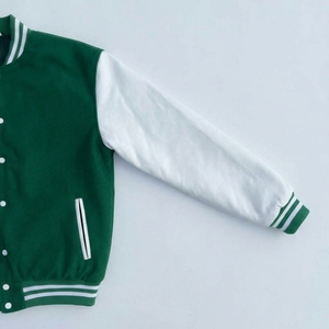 Wholesale High Quality Custom <b>Men</b> Varsity <b>Jacket</b> Embroidered <b>Woolen</b> Bomber Style Winter Outerwear Front Waterproof Breathable - Product Image 3