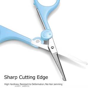 Wholesale Eyebrow Scissors For Beauty Supply Businesses Professional Stainless Steel Brow Trimming Tool For Daily Grooming - Product Image 2