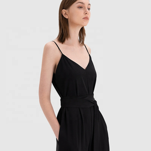 Combinaison sans manches pour femmes, tenue élégante en une pièce, confortable et légère, vêtements d'été pour activités décontractées - Product Image 1