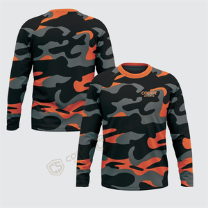 Camiseta de Camuflaje para Hombre, Estampado Digital, Cuello Redondo, Manga Larga, para Caza, Superventas 2026 - Product Image 4