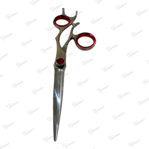 Ciseaux de coiffure professionnels pour salon de beauté, en acier inoxydable émeraude, ciseaux droits de coupe, ciseaux à effiler, outils de soin des racines - Product Image 4