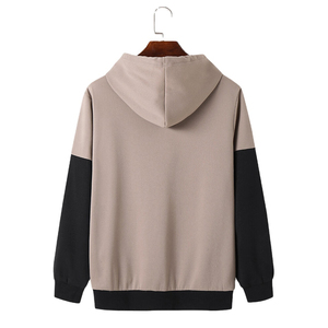 Sweat-shirt à capuche en molleton technique de coton épais pour homme, personnalisable avec logo brodé ou imprimé, style streetwear - Product Image 2
