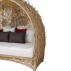 เตียงอาบแดด ARTERRA รุ่น Luxury Teak Branch พร้อมหลังคา  เก้าอี้ชายหาดกลางแจ้งระดับพรีเมียม เฟอร์นิเจอร์สำหรับรีสอร์ท สระว่ายน้ำ และลานบ้าน - Product Image 2