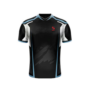 Comfortable Men's Sports Jerseys Short Sleeve Front Logo Moisture-Wicking UV Protection Breathable for <b>Table</b> <b>Tennis</b> & Badminton - Product Image 4