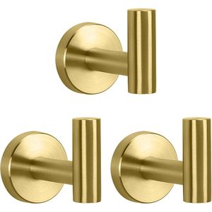 Ganci per Asciugamani in Acciaio Inox SUS 304 Resistenti, Gancio Porta Accappatoio per Bagno, Soggiorno, Hotel, Cucina, Garage - Product Image 1