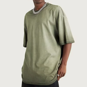 Spring Summer Autumn New Style 180 Grams Eco-Friendly Quick Dry Breathable Jersey Pure Heavy Wash Solid High Quality Street - Product Image 1