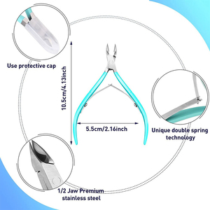 Coupe-cuticules en acier inoxydable, outil de manucure de précision pour salons de beauté professionnels, lames de coupe aiguisées pour une coupe nette - Product Image 3