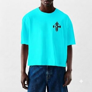 Camiseta Extra Grande de Primera Calidad para Hombre, 100% Algodón, con Logotipo Personalizado Serigrafiado, Color Azul Marino, de Secado Rápido y Cuello Redondo - Product Image 6