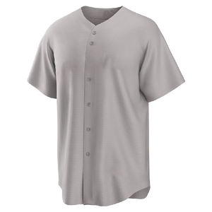 Camiseta de Béisbol Sublimada Personalizada para Hombre, Diseño OEM, Camiseta de Béisbol Blanca Personalizable para Hombre, Camisa de Manga Corta con Botones - Product Image 2