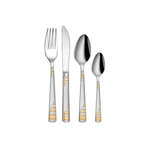 Modern Stainless Steel Cutlery <b>Set</b> Elegant Silver Flatware <b>Set</b> with <b>Spoon</b> <b>Fork</b> <b>Knife</b> for Dining and Table Setting - Product Image 2