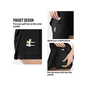 New Performance Training <b>Skirt</b> Shorts Top Flexible Soft Comfort Fabric Player Court Action Match Tennis Uniform - Product Image 6