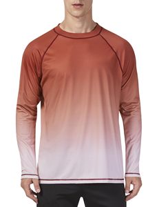 เสื้อสเวตเชิ้ตคอกลมแบบพื้นฐานที่ออกแบบมาเพื่อการสวมใส่ได้หลากหลายสำหรับชุดว่ายน้ำ Rashguard UPF 50+ UV สำหรับออกกำลังกาย - Product Image 4