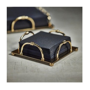 Hotel Wedding Banquet Stainless Steel Napkin Holders Metal Custom Napkin Holder for <b>Table</b> - Product Image 1