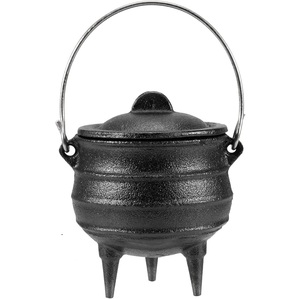 Beautiful Cast Iron Cauldron Aromatic Agarwood Incense <b>Burner</b> for Loban and Charcoal <b>Burner</b> All-Season Use At Wholesale Price - Product Image 5