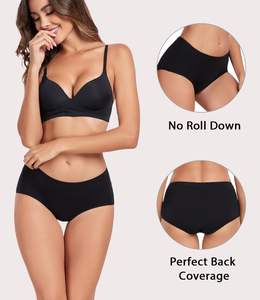 Braguitas Modernas para Mujer, Estilo Hipster, ODM, Transpirables, Tejido Suave, Elásticas, Ajuste Relajado, Cobertura Total, Uso Diario, Sensación Suave - Product Image 2