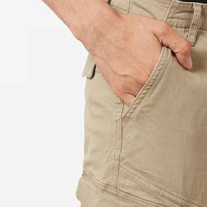 Pantalon cargo décontracté pour homme BOOMLET CORPORATION, pantalon évasé kaki de haute qualité, streetwear personnalisé, polyester/coton - Product Image 5