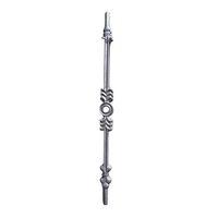 Rampe en acier inoxydable forgé traditionnel, design décoratif de luxe à motifs roulés, artisanale, protégée contre les UV, résistante à l'eau