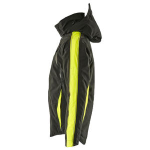 เสื้อแจ็คเก็ตทำงานไมโครไฟเบอร์แบบมองเห็นได้ชัดเจนระดับ 3 ได้รับการรับรองมาตรฐาน CE สะท้อนแสง กันน้ำ ปิดด้วยซิป กันลม ระบายอากาศได้ดี - Product Image 4