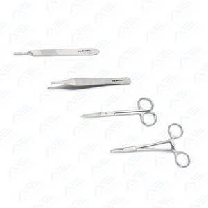 Almohadilla de costura Nuevo juego de sutura de cirugía menor profesional Kit de instrumentos quirúrgicos de acero inoxidable Examen médico todo en uno - Product Image 3