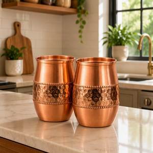 Verres à boire en cuivre en gros, adaptés aux importateurs, distributeurs et détaillants internationaux - Product Image 5