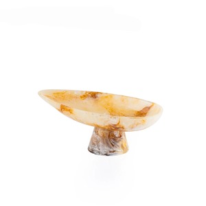 High End Resin Foot Bowl with Matching Serving Tray and Modern Saucers for <b>Eid</b> Celebration Table Setup and Dinnerware Bowls - Product Image 4