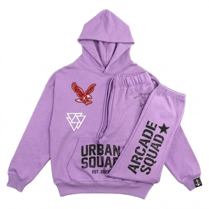 ชุดเซ็ตสเวตเตอร์มีฮู้ดประดับลูกปัด  แบบลำลอง  ไซส์ใหญ่  ระบายอากาศได้ดี  ทันสมัย  เป็นมิตรกับสิ่งแวดล้อม  ผ้าฟอกสีสไตล์วินเทจ  สำหรับฤดูหนาว  ยูนิเซ็กส์  ผลิตจากผ้าฝ้าย 65%  ผสมใยสังเคราะห์ 35% - Product Image 2