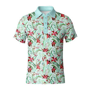 Camisetas Polo de Algodón Transpirable Tejido en Vietnam con Estampado por Sublimación, Estilo Golf Cómodo, Logotipo Personalizado para Hombre - Product Image 5