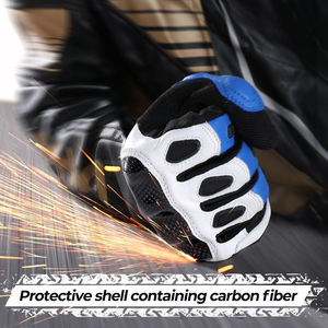 Guantes de Motocicleta de Cuero para Conducir, Diseño Nuevo, Modernos y con Protección - Product Image 3