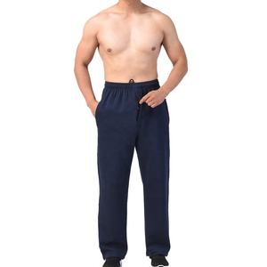 High Quality Solid Color Sports Pants Pocket Drawstring Casual Cotton Outdoor men's pants Customized Men's blue <b>Trousers</b> Autumn - Product Image 5