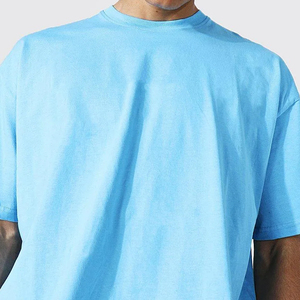 Camiseta de Hombre al por Mayor, OEM, 100% Algodón, Ecológica, con Logotipo Personalizado, Sólida, Transpirable, Extra Grande, Estilo Urbano - Product Image 4