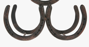 Trendy Metal Horseshoe Tabletop Wine Holder Minimalist Iron Display Stand <b>Shelf</b> for Modern Kitchen <b>Home</b> and <b>Bar</b> Decor - Product Image 3