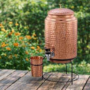 ตู้กดน้ำทองแดงพร้อมเครื่องกรองและทำน้ำให้บริสุทธิ์ในตัว สำหรับใช้ในบ้าน ห้องครัว สำนักงาน ภาชนะเก็บน้ำดื่มที่ปลอดภัย - Product Image 4