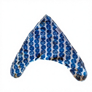 ALI EXPRESS algodón orgánico pigmento impreso bebé Baberos personalizados Bandana silicona mordedor al por mayor dentición babero para bebé - Product Image 1