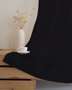 ผ้าม่านทำมือ ผ้าฝ้าย 100% สีพื้นเรียบ สำหรับตกแต่งหน้าต่างและประตูห้องนั่งเล่น - Product Image 6