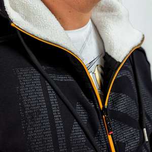 Nuevo Conjunto de Sudadera con Capucha y Pantalones de Chándal para Hombre, Estilo Urbano, Color Liso, con Bordado y Apliques, Efecto Desgastado, Lavado Ácido, Corte Acampanado - Product Image 4