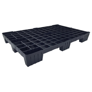 High Strength Euro Plastic Pallet for Industrial <b>Warehousing</b> Distribution and Transportation Applications - Product Image 3