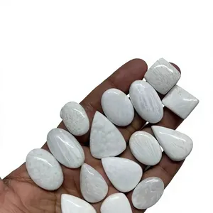Última Llegada de Gemas FAIJAN, Gemas de Ágata Natural Multiforma, Lisas y Brillantes, en Forma de Pera Ovalada, Certificadas por Terceros, de Rajasthan - Product Image 2