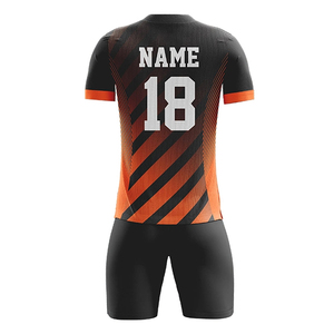 Ensemble de football pour adultes au design unique, classique, anti-transpiration, pour l'extérieur, aux couleurs contrastées avec découpe de logo automatisée - Product Image 4