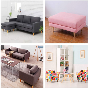 Pieds de canapé ronds en bois massif haut de gamme, finition naturelle, pieds de meubles de luxe, remplacement pour les intérieurs sophistiqués, pieds de chaise - Product Image 2