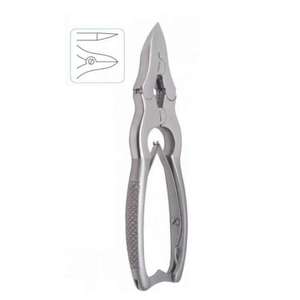 Vente en gros de coupe-ongles de podologie de haute qualité, à double action, en forme de lune, à mâchoires droites, à double ressort, 15 cm - Product Image 6